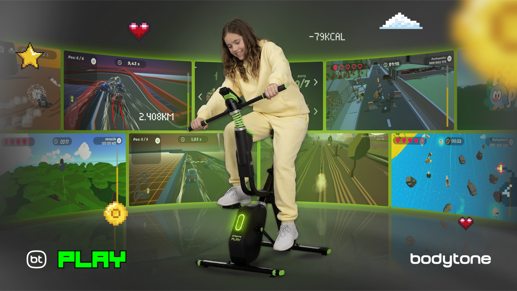 Descubre Bodytone PLAY, el videojuego que se controla pedaleando