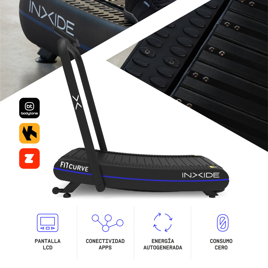Cinta de Correr Curva FITCURVE - INXIDE