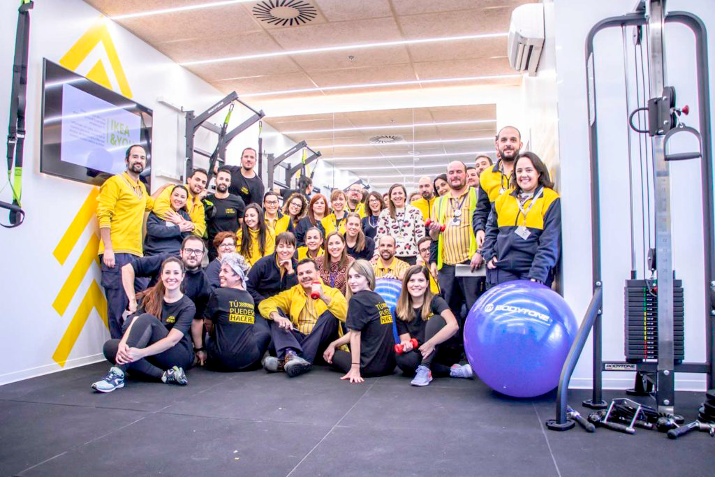 Bodytone equipa el primer gimnasio Ikea