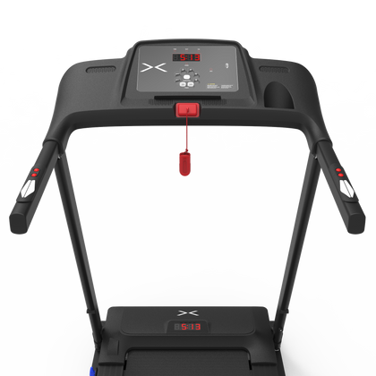 Bodytone - Cinta de Correr Plegable - Conectividad Bluetooth FitShow y Zwift - 12 Programas de Entrenamiento - Velocidad Máxima 12 km/h - Altavoces MP3 y Pantalla LED - Modelo FIT12 Inxide