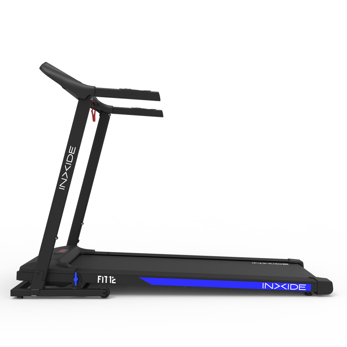 Bodytone - Cinta de Correr Plegable - Conectividad Bluetooth FitShow y Zwift - 12 Programas de Entrenamiento - Velocidad Máxima 12 km/h - Altavoces MP3 y Pantalla LED - Modelo FIT12 Inxide