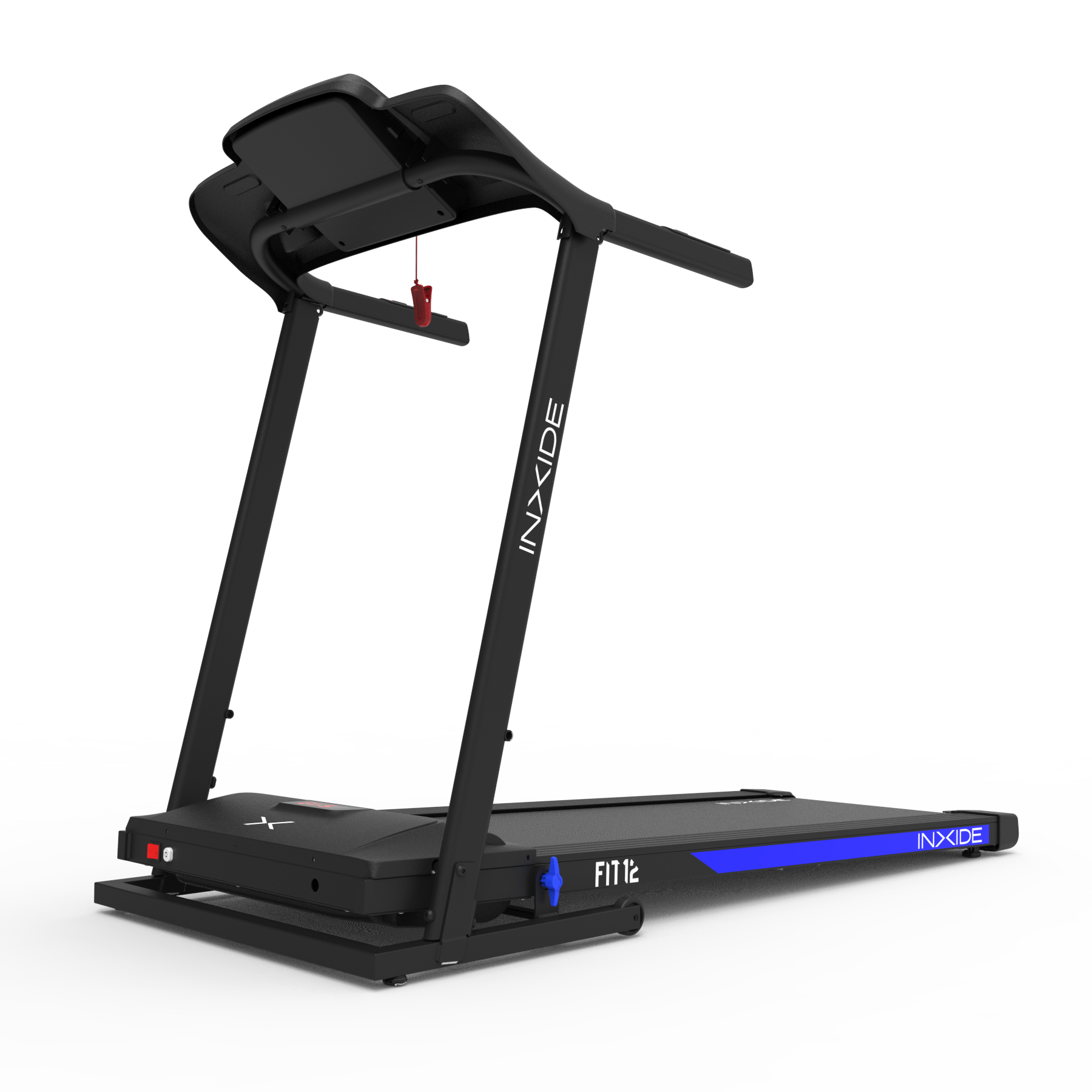 Bodytone - Cinta de Correr Plegable - Conectividad Bluetooth FitShow y Zwift - 12 Programas de Entrenamiento - Velocidad Máxima 12 km/h - Altavoces MP3 y Pantalla LED - Modelo FIT12 Inxide