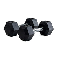 Par de mancuernas hexagonales de goma 7kg