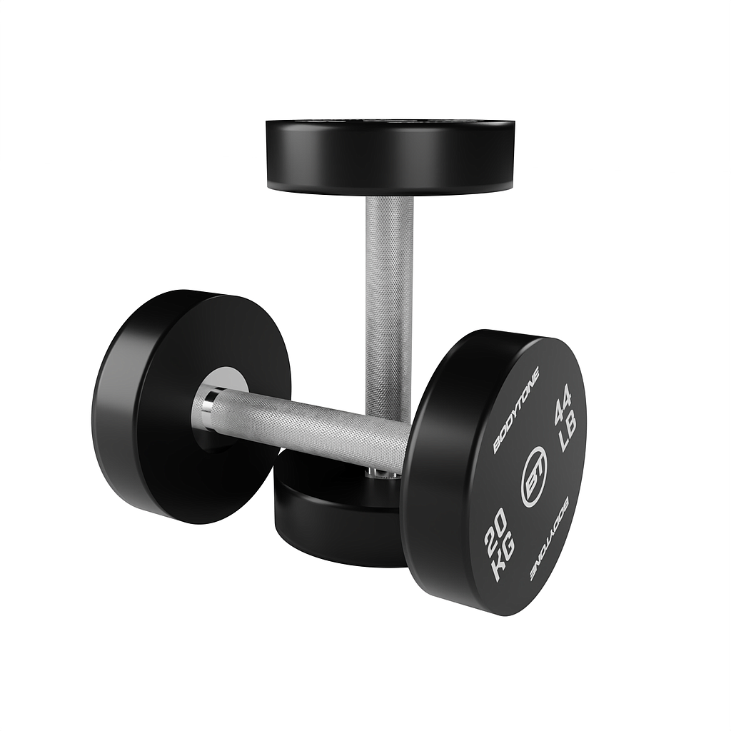 Par de mancuernas de uretano de 20 kg