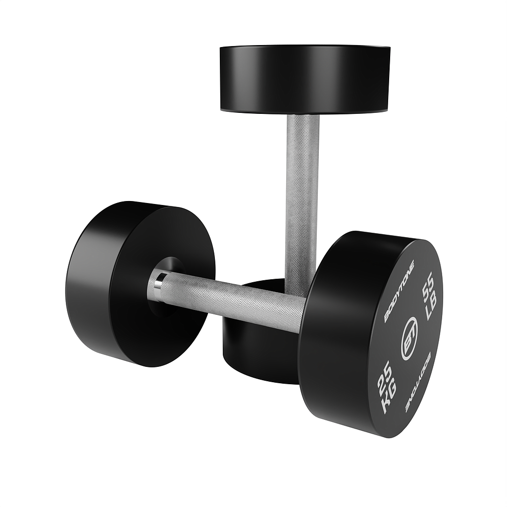 Par de mancuernas de uretano de 25 kg