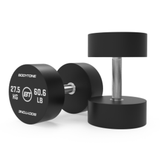 Par de mancuernas de uretano de 27,5 kg