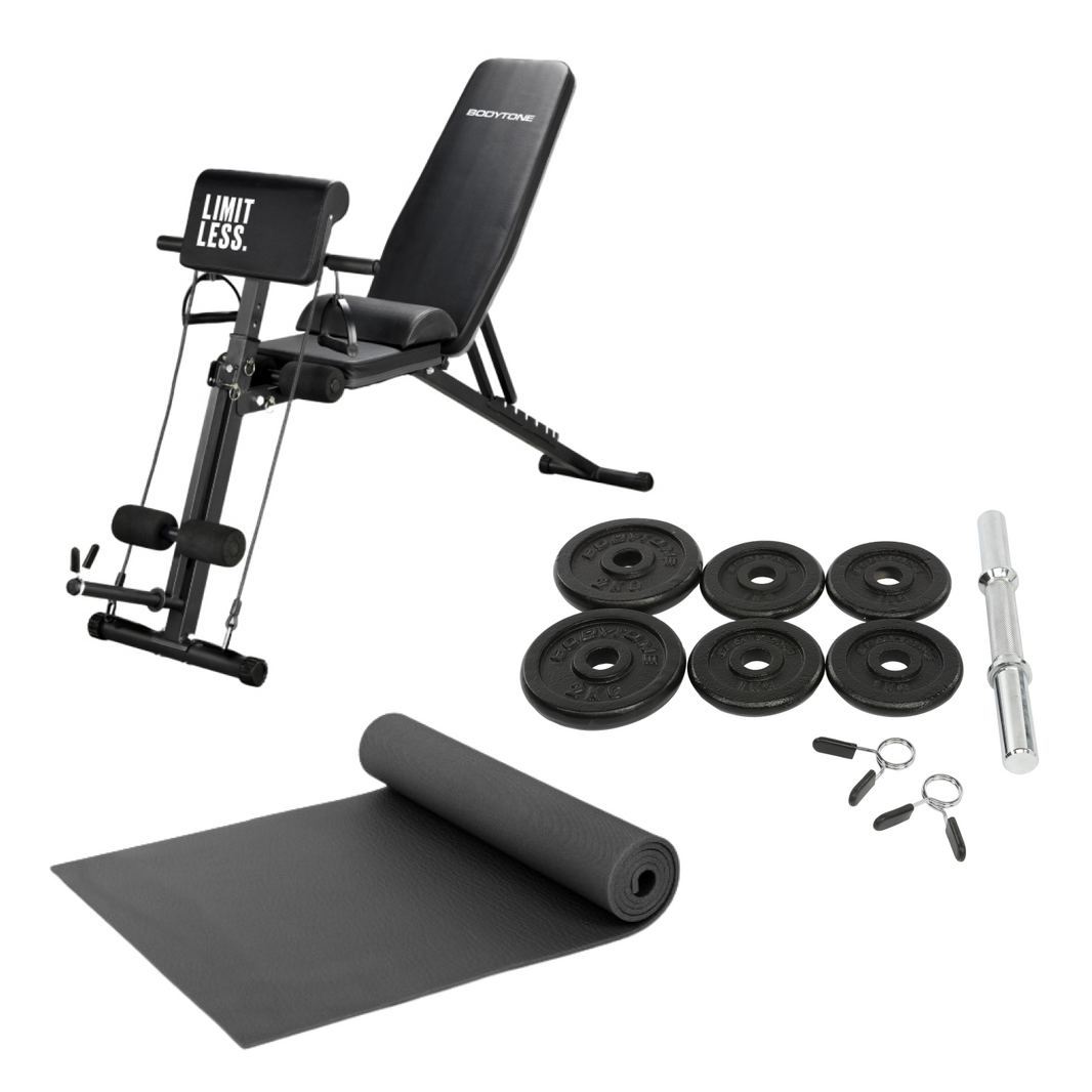 DB3 Bench Pack, Dumbbell and Mat