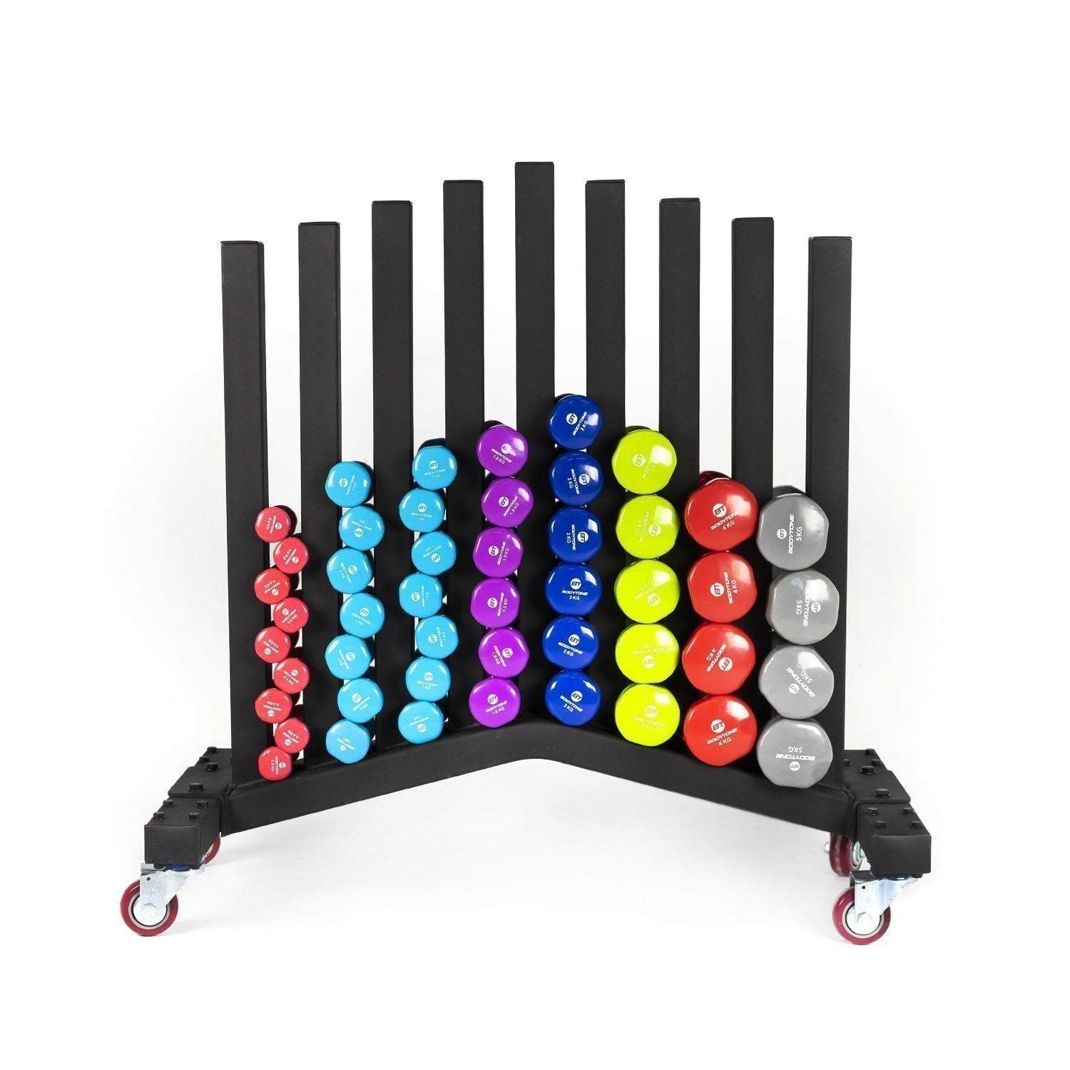Soporte para mancuernas de vinilo V11