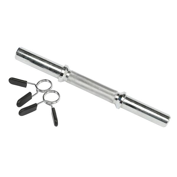 Threaded dumbbell bar + Stoppers