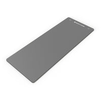 Esterilla de yoga gris de 173 x 61 cm y 7 mm YMAT