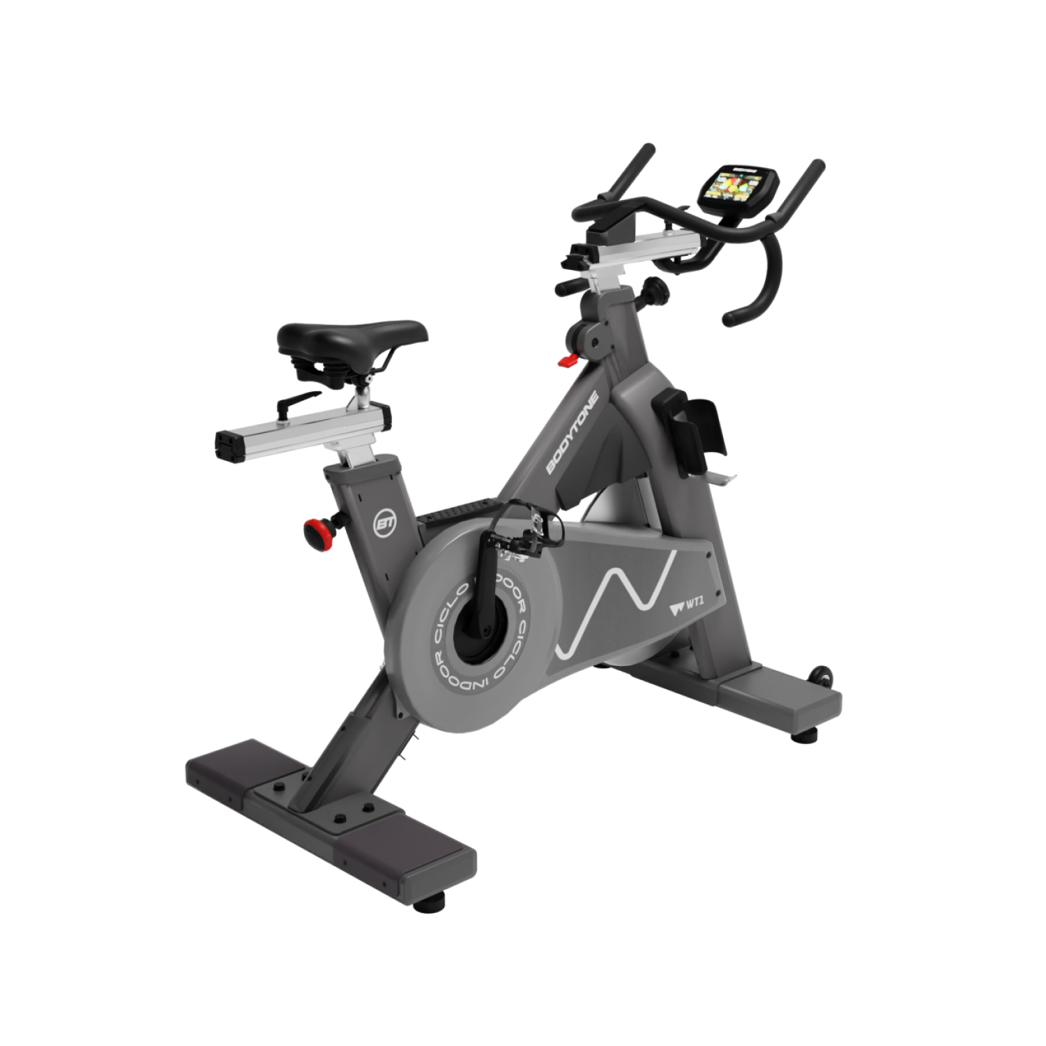 WT1 Bicicleta ciclo indoor magnética watts — Bodytone